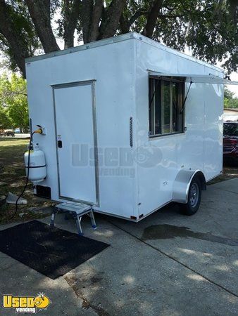 Brand New Ready for Business 2020 7' x 12' Food Concession Trailer