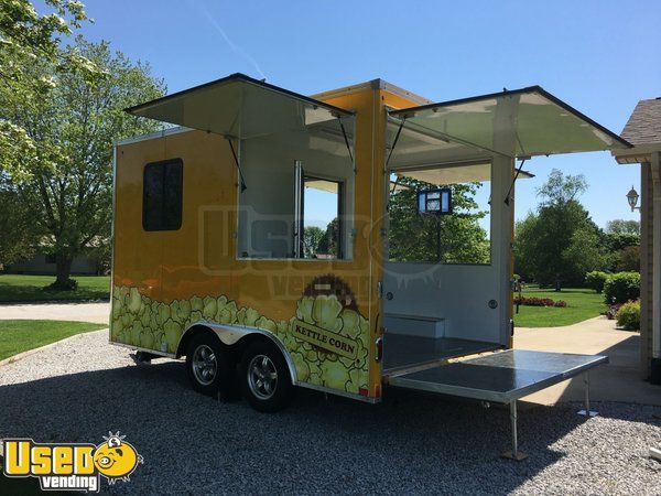 2017 United 8.5' x 14' Street Food Vending Concession Trailer