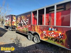 Turnkey Corn Roasting Concession Business with 24' Trailer and GMC W3500 Truck