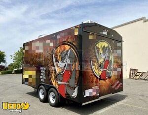 Very Lightly Used 2022 - 16' Pizza Concession Trailer with Fire Suppression