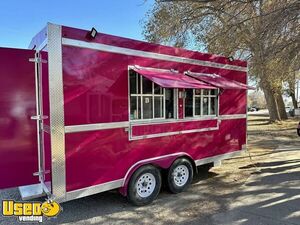 2022 8' x 16' Kitchen Food Concession Trailer with Pro-Fire Suppression