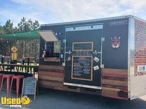 2022 28' Beverage and Coffee Trailer with Patio | Concession Trailer