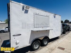 2024 8.5' x 16' Kitchen Food Concession Trailer w/ Pro Fire System