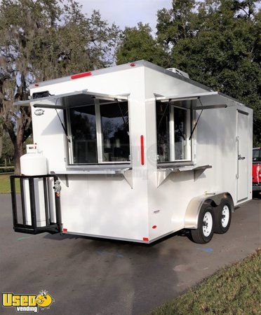 Brand New 2020 Freedom 7' x 16' Kitchen Food Concession Trailer