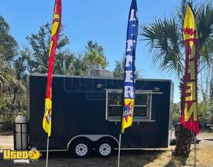 Like New 2017 - 8.5' x 16' Lark Food Concession Trailer