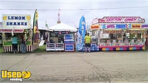 2003 Confection Trailer | Lemon Shake Trailer and 8' x 20' Carnival-Style Food Concession Trailer