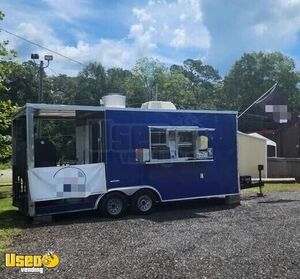 2024 8' x 14' Barbecue Food Concession Trailer with 6' Porch