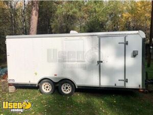 2005 8' x 16' Mobile Kitchen Food Concession Trailer with Pro Fire System