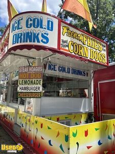 2001 8' x 20'  Carnival Style Food Concession Trailer w/ Pro Fire System