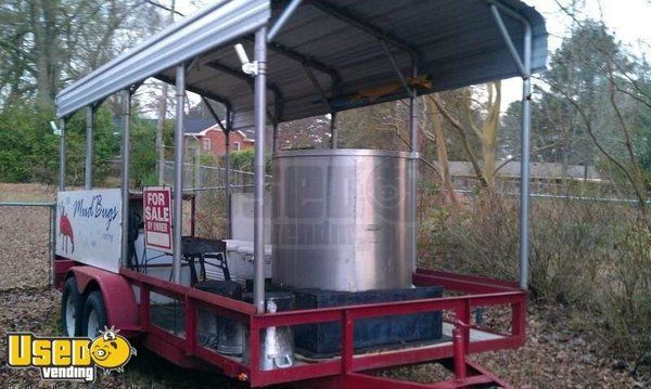 Seafood Concession Trailer - Used Crawfish Trailer - Shrimp Boil Trailer