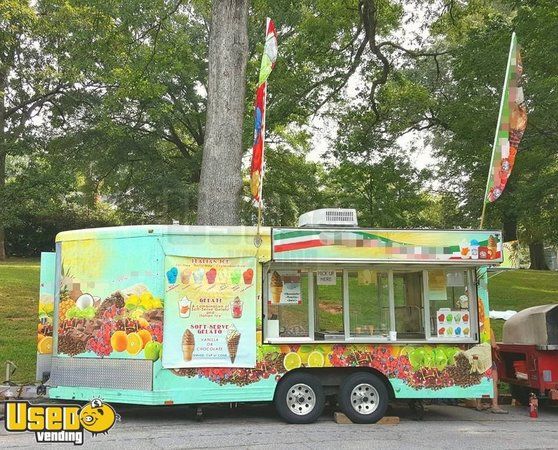 8' x 16' Ice Cream Concession Trailer