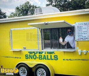 Very Clean 2018 Sno-Pro 6' x 14' Shaved Ice Concession Trailer/Mobile Snowball Store