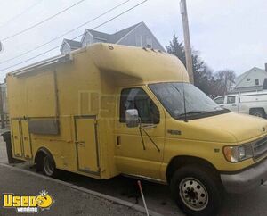 2002 Ford E350 Super Duty Inspected Food Truck with Fire Suppression System