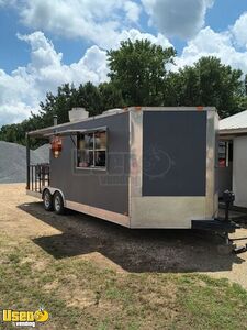 Well Equipped - 2017 28   Barbecue Food Concession Trailer with Porch