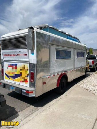 Used Chevrolet Step Van Kitchen Food Truck with Pro Fire Suppression System