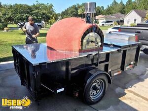 Mobile Pizza Brick Oven Wood-Fired Pizza Concession Trailer