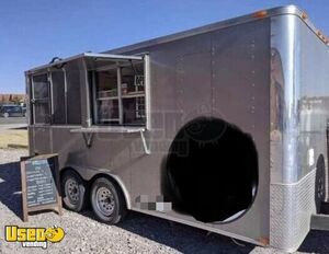 2016 Freedom 16' Barbecue Kitchen Concession Trailer with 6' Screened-In Porch