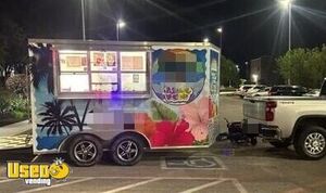 2018 - 7' x 14' Ice Cream Concession Trailer | Used Dessert Trailer