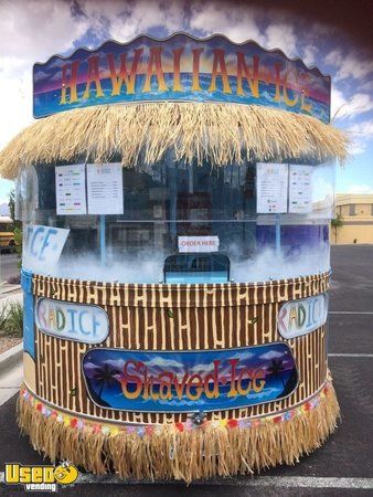 5' x 8' Shaved Ice / Ice Cream Concession Trailer