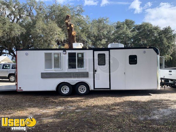 Refurbished 2010 8' x 24' Car Hauler Food Concession Trailer w/ Unused Kitchen