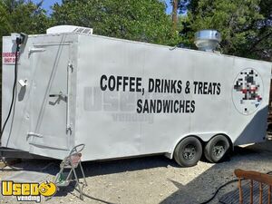 2000 - 8' x 22' Homemade Coffee and Beverage Concession Trailer