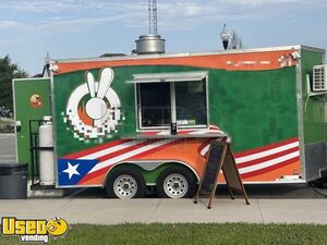 2022 7' x 14' Kitchen Food Concession Trailer with Pro-Fire System