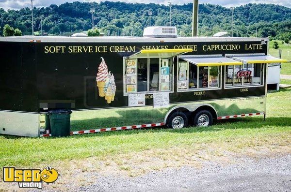 2008 - Horton Hauler 24' x 8 1/2' Ice Cream and Coffee Concession Trailer