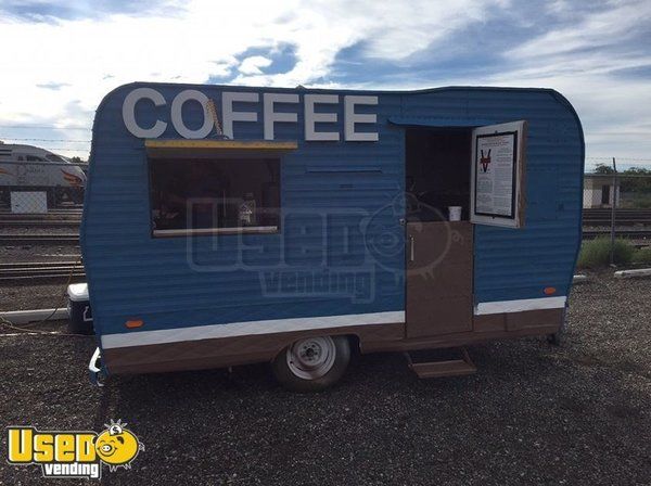 1964 - 8' x 16' Vintage Coffee Concession Trailer