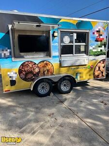 2022 7' x 14 Kitchen Food Concession Trailer with Pro-Fire Suppression