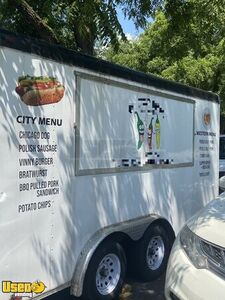 Used 2009 8' x 14' Food Concession Trailer Mobile Street Food Unit