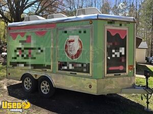 2016 7.5' X 16' Mobile Frozen Yogurt Trailer | Ice Cream Concession Trailer