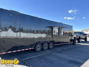 TURN KEY 2025 Elite Cargo 8.5' x 32' Kitchen Food Concession Trailer with Pro Fire System