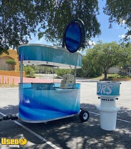 2014 Compact 5' x 8' Shaved Ice / Snowball Vending Trailer with Flavor Station