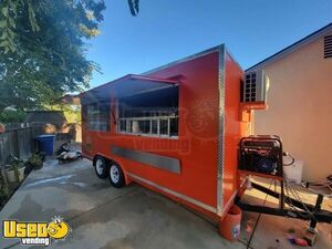 Like-New 2022 Street Food Concession Trailer - Mobile Kitchen Unit with Pro-Fire