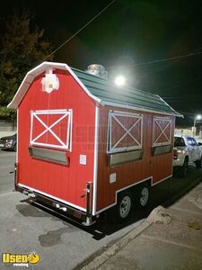 Clean - 2022 8' x 12' Red Barn Kitchen Food Trailer | Mobile Food Unit