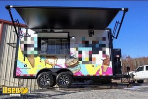2025 8.5' x 16' Soft Serve Ice Cream Trailer Mobile Vending Unit