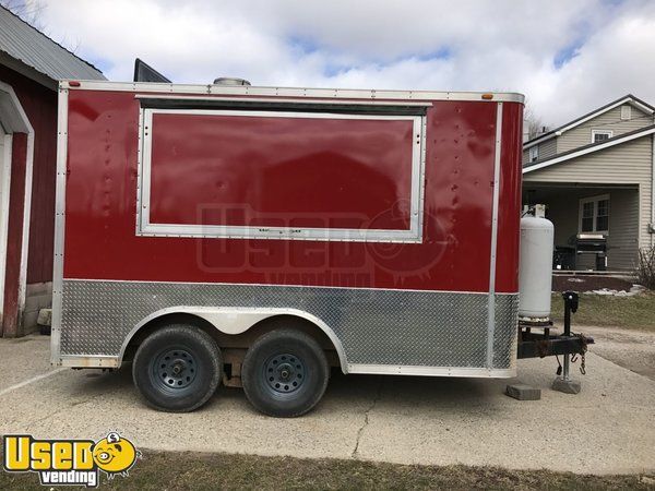 7' x 14' Food Concession Trailer with Truck