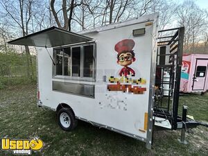 2024 7' x 12' Kitchen Food Concession Trailer Mobile Food Unit