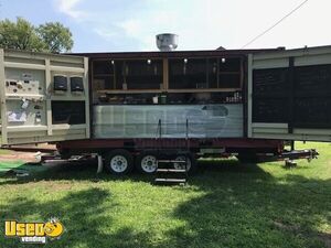 2008 20' Mobile Shipping Container Food Concession Trailer