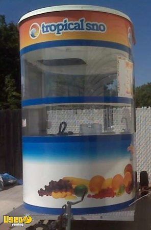 2005 - 8' x 5' Tropical Sno Shaved Ice Concession Trailer