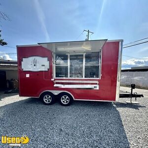 Custom Built - 2014 8.5' x 16' Kitchen Food Concession Trailer with Pro-Fire System