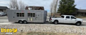 Loaded 2019 28' Lark Kitchen Food Concession Trailer w/ 2011 Ram 3500 Truck