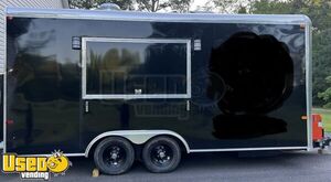 Like New 2023 - 8.5' x 18' Fully Equipped Kitchen Food Concession Trailer