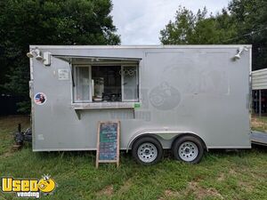 Well Equipped - 2024 7' x 16' Kitchen Food Trailer with Fire Suppression System