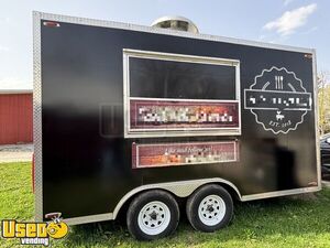 2019 8' x 16' Kitchen Food Trailer with Fire Suppression System | Concession Trailer