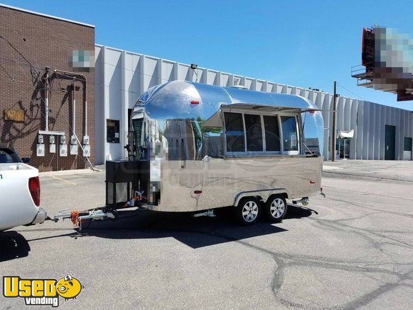 2017 - 6' x 13.2' Airstream Style Food Concession Trailer