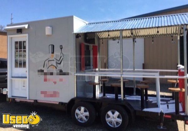 2018 - 8.5' x 18' Food Concession Trailer with Porch