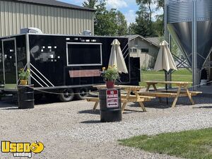 2019 - 8' x 18' Mobile Kitchen Food Concession Trailer w/Dual Side Serving Windows