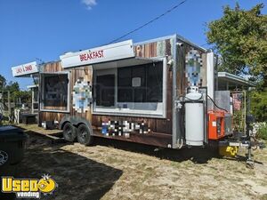 Like New 2020 - 8.5' x 20' Mobile Kitchen Food Trailer with Pro-Fire