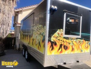 NEW 2000 - 7' x 18' Kitchen Food Trailer | Food Concession Trailer